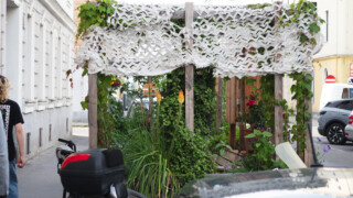 Grünes Parklet