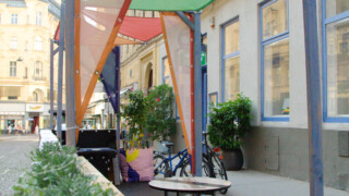 GabaOase Parklet in Wieden